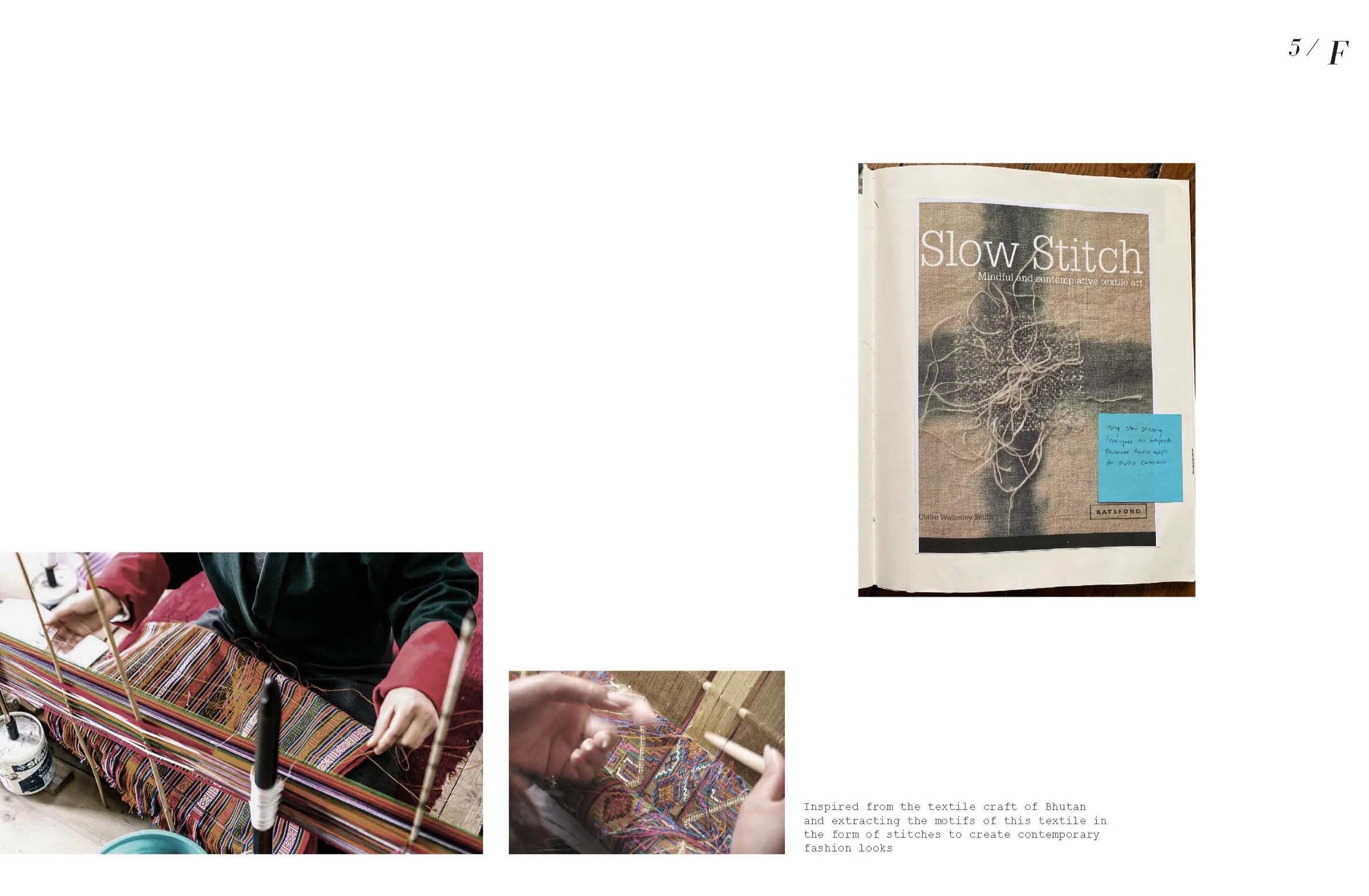 Amtsu, collection page 2: geometric Bhutanese pattern meeting painted brushwork