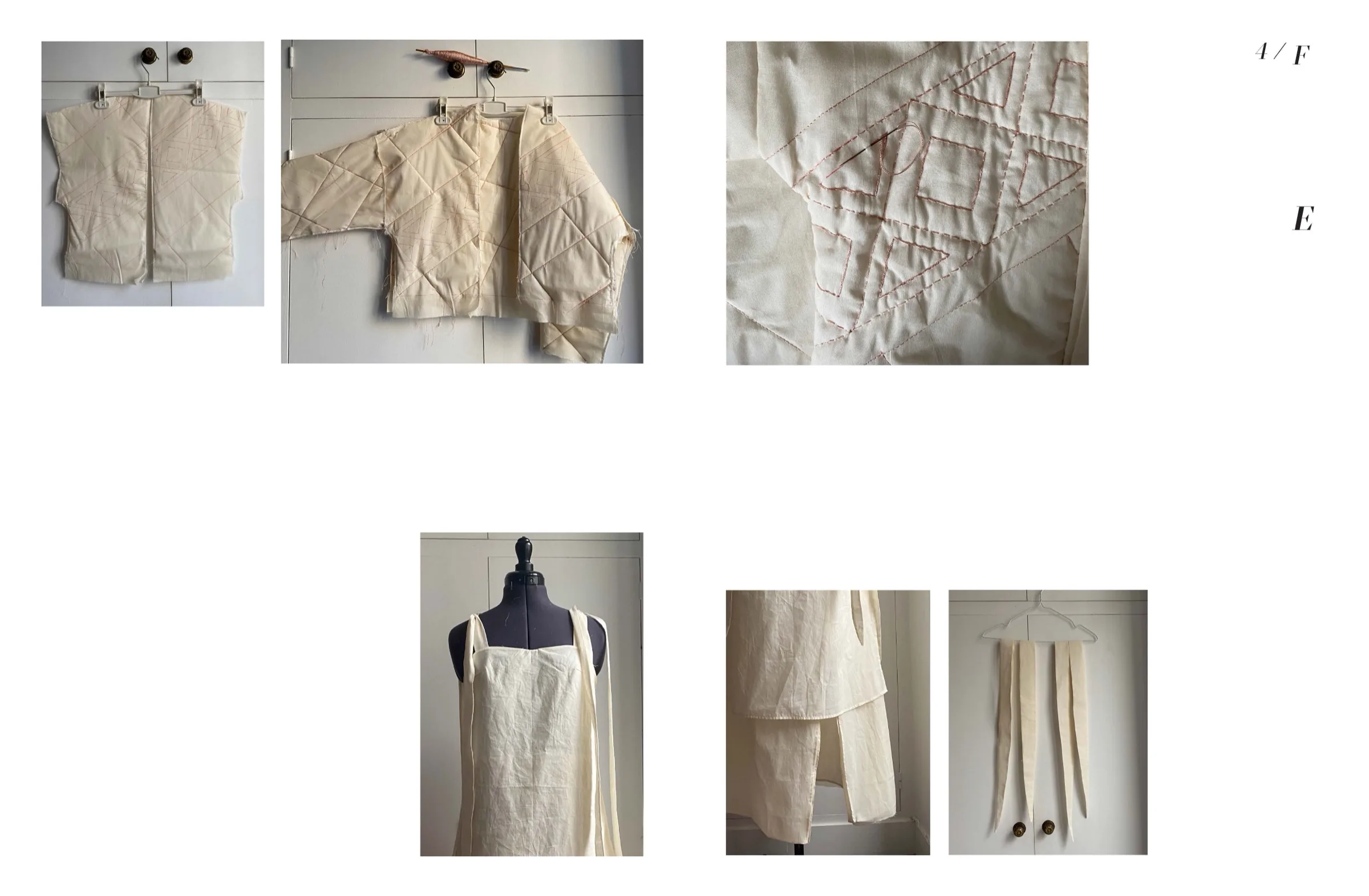 Amtsu, collection page 4: geometric Bhutanese pattern meeting painted brushwork