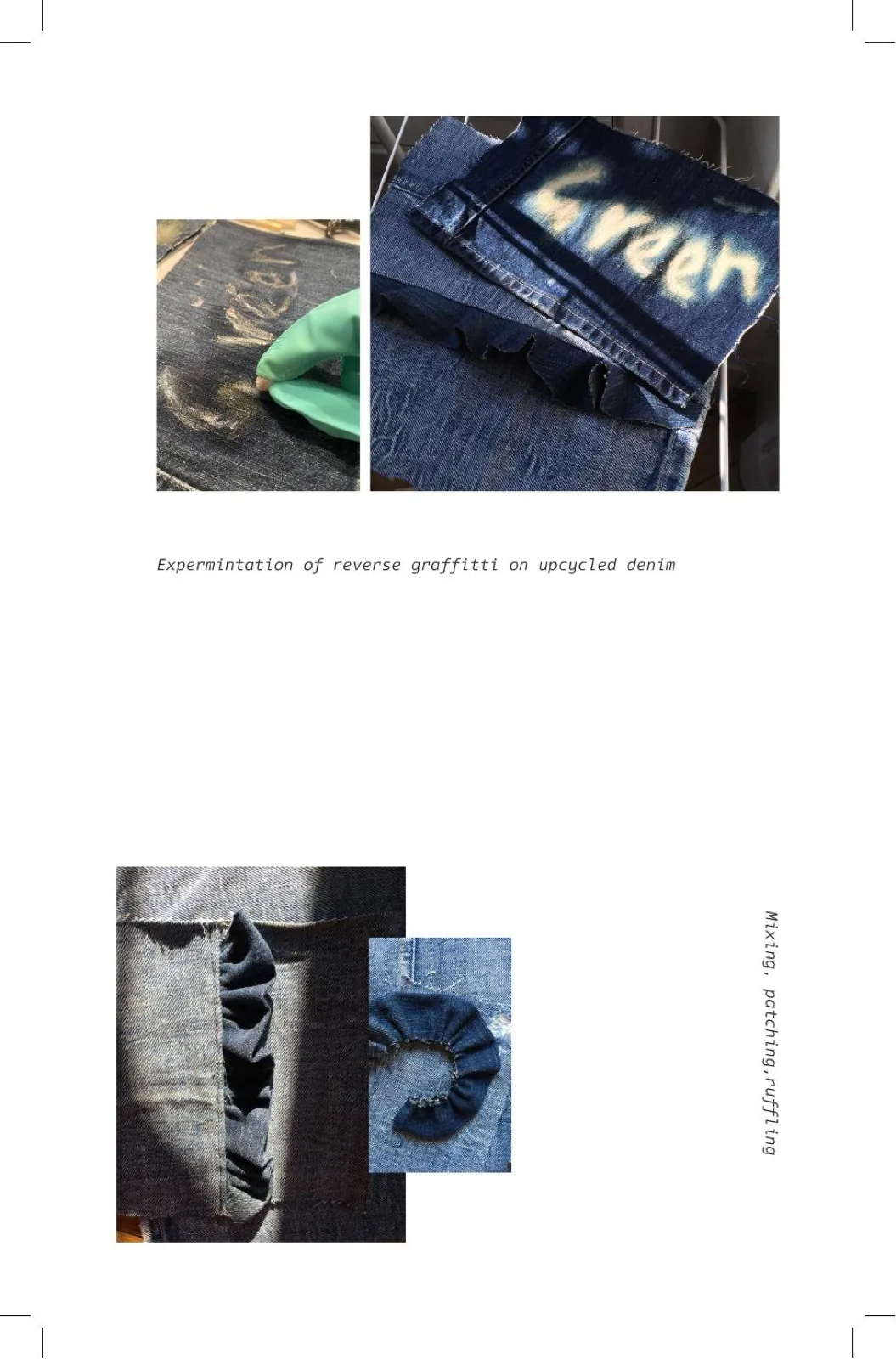 esreveR, material studies and fabric swatches